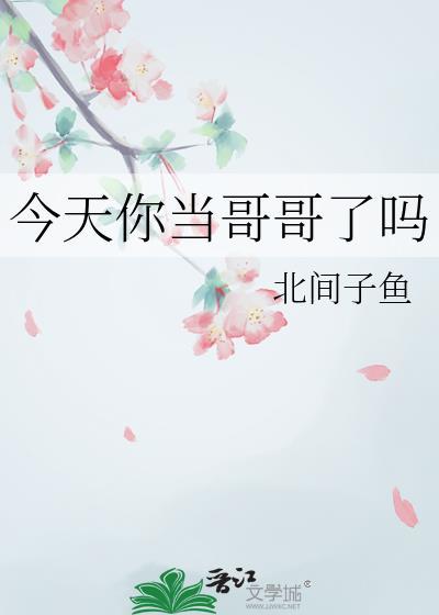 今天你当哥哥了吗英文
